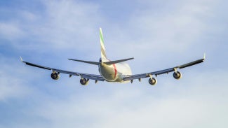 An airplane